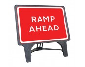 Ramp Ahead Q Sign